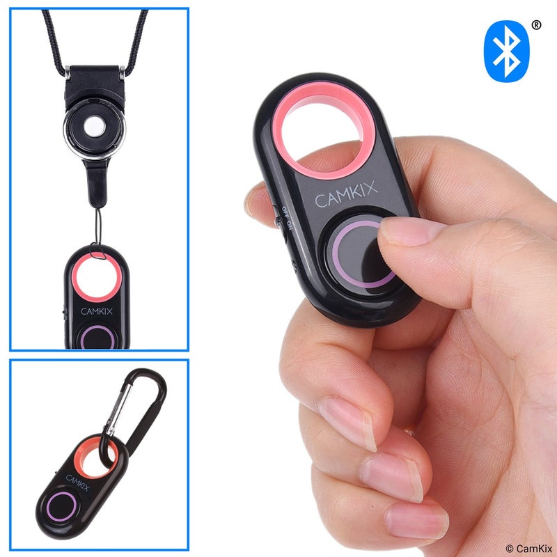 CamKix Camera Shutter Remote Control with Bluetooth Wireless Technology - Works Flawlessly with iPhone/iPad and Android (Pink) - Image 2